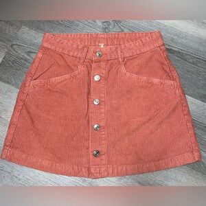 Free people corduroy skirt